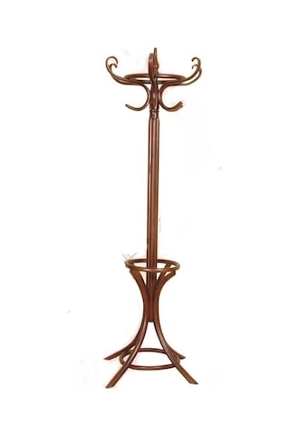 Askılık Bambu Model Parlak Ceviz Boya Demonte İtinalı Paket Ve Kargo El Yapım Ceviz