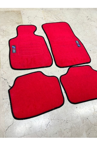 Bmw E30 E36 E46 E90 E92 F30 G20 Kırmızı Halı Paspas Takımı