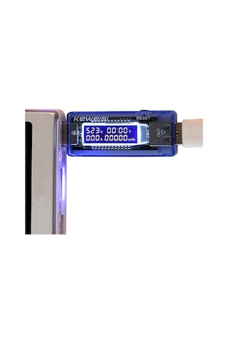 Keweisi Usb Tester Akım Ölçer Voltmetre Ampermetre
