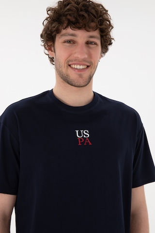 U.S. Polo Assn. Erkek Comfort Fit Bisiklet Yaka Lacivert Tişört 50306450-VR033