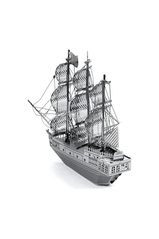 Dıy 3d Metal Puzzle Siyah İnci Korsan Gemisi Maket Gemi