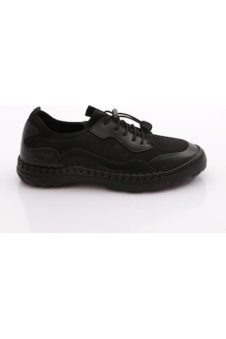 Dgn 2291 Erkek Comfort Ayakkabi Siyah Siyah Nubuk