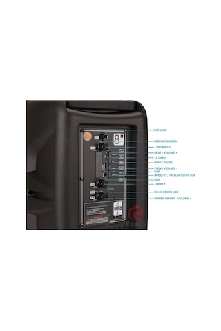 KTS-1089C Radyolu Bluetooth Hoparlör