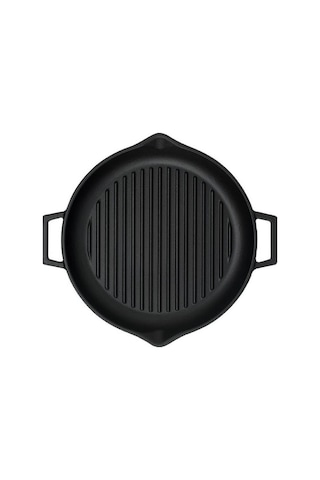 Aryıldız Döküm Demir Grill Yuvarlak 30 Cm - Siyah - 005ar421897 Siyah