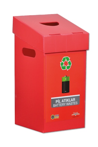 Geri Dönüşüm Kutusu Pil Atık Kutusu