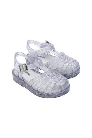 Mini Melissa Kız Çocuk Possession Parıltılı Gümüş Sandalet-14477