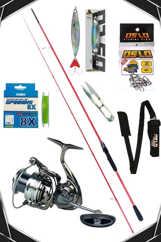 Oslo Next 4000 Ryuji Red Fox 270cm 5-55gr 8x Spin Olta Seti Standart