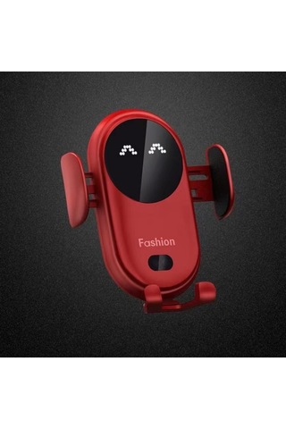 Yifomall Mavi Akıllı Kızılötesi Algılama Araç Kablosuz Şarj Cihazı - Otomatik Telefon Tutucu Tabanı Zengin Paket İçerir