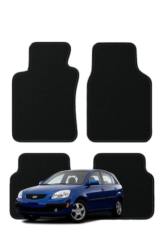 Kia Rio Hatchback 2. Nesil 2005-2011 Özel Kesim Tam Uyumlu Lüx Oto Halı Paspas , Kia Paspas , Kia Halı Paspas , Kia Rio Paspas , Rio Paspas