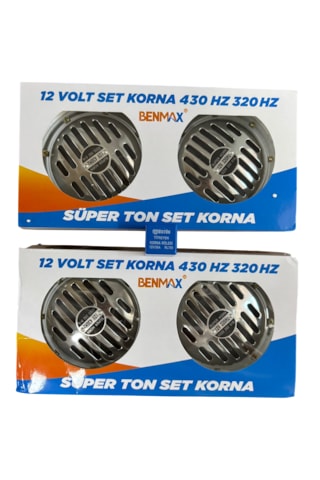 Hella Tipi Süperton 12v 2 Adet Korna + 1 Adet Titreşim Röleli