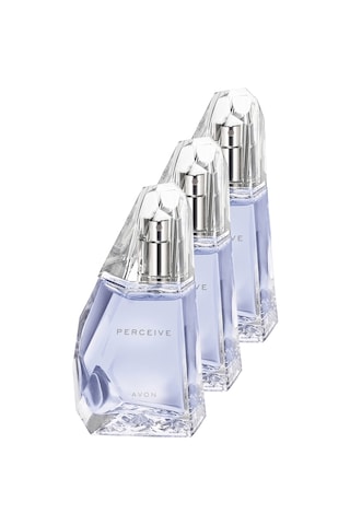 Perceive Kadın Parfüm Edp 50 Ml. Üçlü Set Çiçeksi