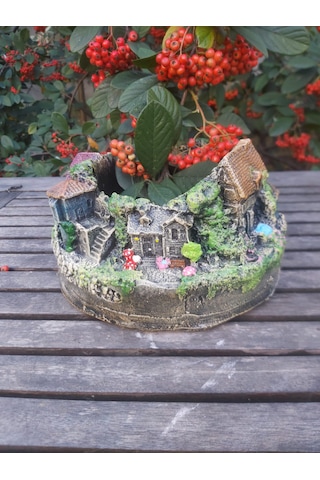 Dekoratif Yazlık Evler Saksı