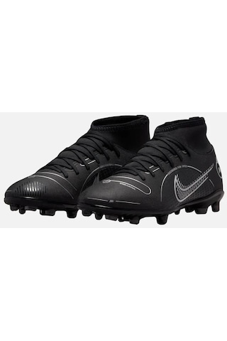 Nike Mercurial Superfly 8 Club Fg/mg Çocuk Krampon Dar Kalıp Siyah