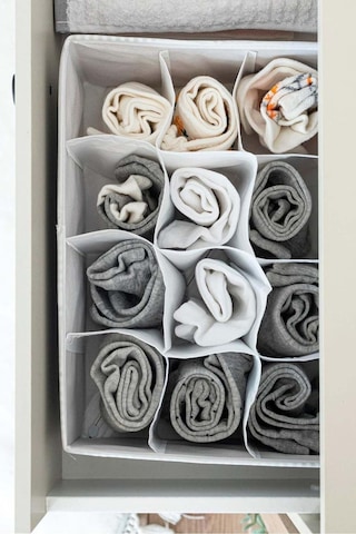 12 Bölmeli Çekmece Düzenleyici Desenli