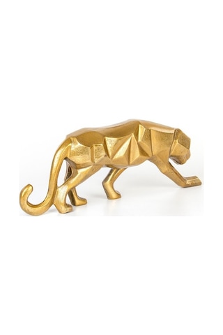 Euro Flora Metal Leopar Dekor 51,5X9X19 Cm