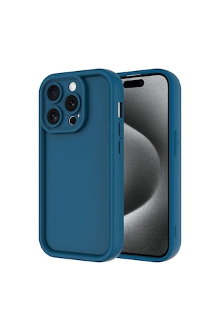 Apple Uyumlu iPhone 15 Pro Max Kılıf Kamera Korumalı Zore Ananas Kapak Koyu Yeşil
