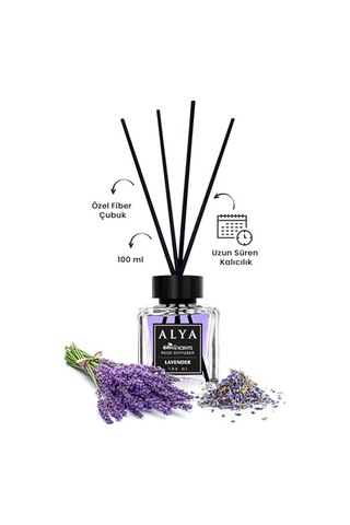 Nature's Scents Lavender Bambu Çubuklu Oda Kokusu - Lavanta Kokusu Acıbadem