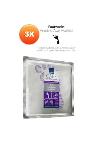 Footworks Arındırıcı Ayak Maskesi Üçlü Paket