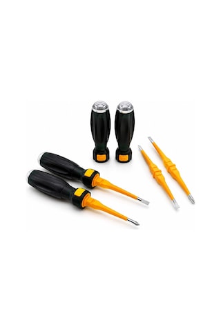 Eltaş Lrd-160 Kontrol Kalemi Ve Tornavida - 2'si 1 Arada Düz Ve Yıldız Uçlu- 18'li Paket Diğer