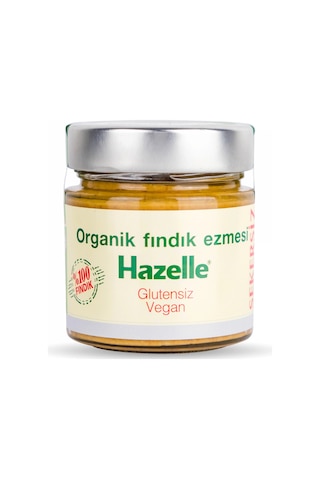 Hazelle Organik Şekersiz %100 Fındık Ezmesi 200 Gr X3 Adet Avantaj Paket