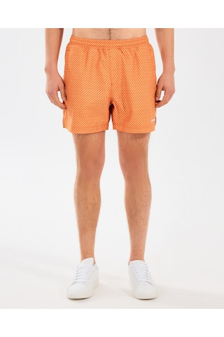Skechers M 5 Inch Allover Print Swimshort Erkek Turuncu Deniz Şortu S2510008-700 Turuncu