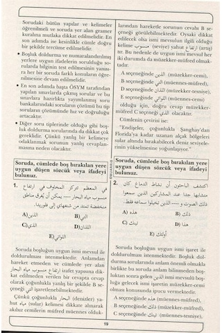 YDS-YÖKDİL-YKS Arapça Soru Bankası - Mevlüt Öztürk - Muarrib