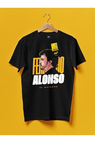Flood Of Style Fernando Alonso El Matador Siyah T-shirt