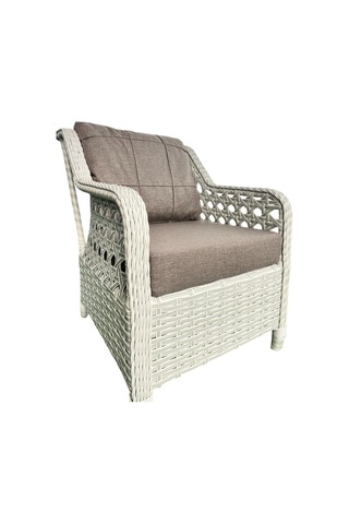 Tu Tienda Ronda Alüminyum 3 1 1 2puf Masa Rattan Bahçe Balkon Mobilyası,rattan Örgü Renk Beyaz/sütlü Kahve Sütlü Kahve1