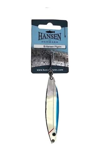 Hansen Pilgrim 7.8cm 22gr Silver/Blue Lüfer-Levrek Kaşık