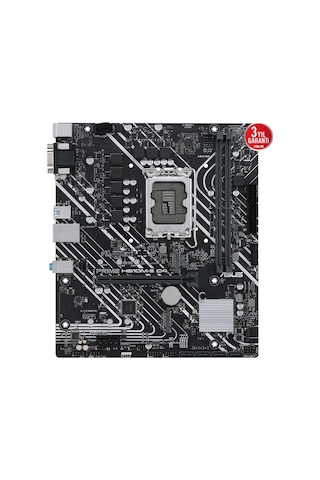 Asus Prıme H610m-e D4-csm Ddr4 3200mhz Dp Hdmı M.2 Matx 1700p