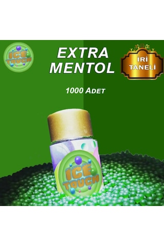 İcetouch Mentol Topu Ekstra İri Yeşil - 1000 'li + Aplikatör İcetouch Mentol Topu Ekstra İri Yeşil - 1000 'li + Aplikatör