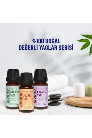 Siveno %100 Doğal Jojoba Yağı Soğuk Sıkım 10 ML