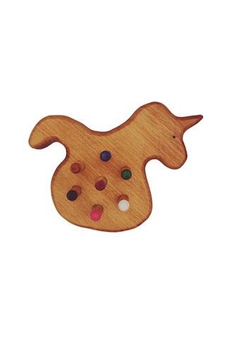 Boncuk Dizme Oyunu Ahşap Unicorn