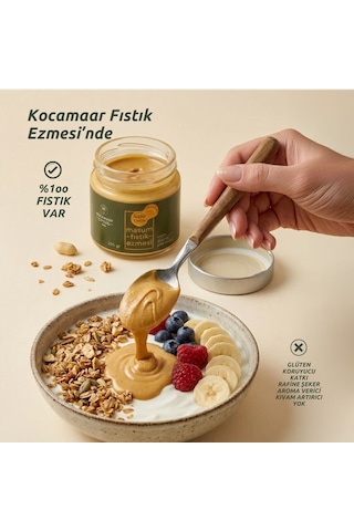 Kocamaar Çiftliği Fıstık Ezmesi 205 G