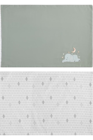 Gezenbebe Hero Nakışlı Bebek Ve Çocuk Yastık Kılıfı 40x60 Mavi