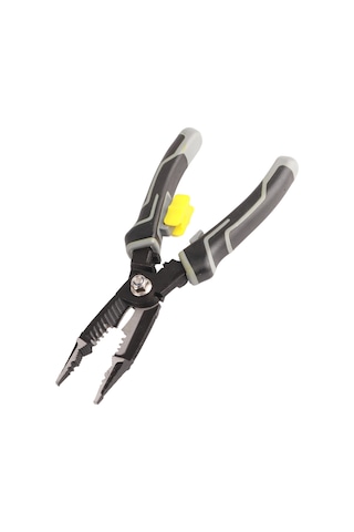 Honmex Gri Elektrikçi Pense - Yüksek Hassasiyetli Bıçaklı, Tel Soyucu, Kesici Ve Presleye Multifonksiyonel Araç