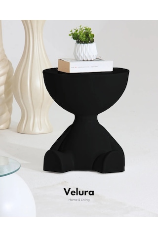 Tedy Yan Sehpa & Ayıcık Zigon Sehpa & Pinterest Sehpa Modeli - Siyah Siyah