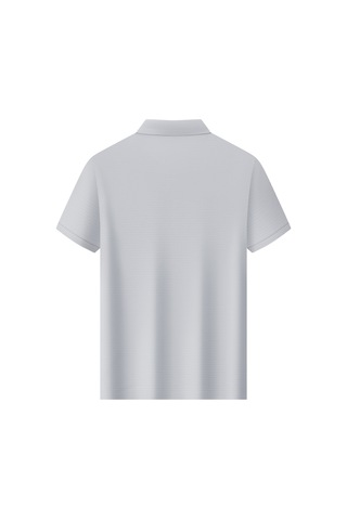 New Performance Premium Polo T-shirt 88.6% Nylon 11.4% Spandex Gri