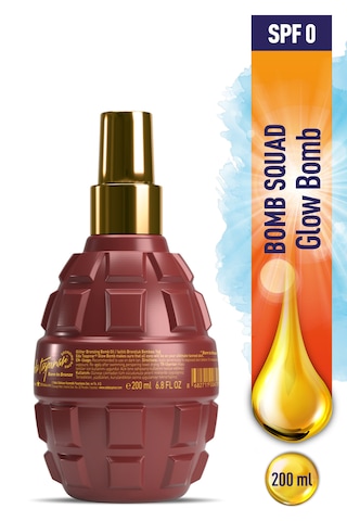 Glow Bomb Glitter Bronzing Bomb Işıltılı Bronzlaştırıcı Güneş Yağ Işıltılı 200 Ml