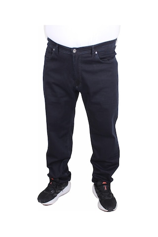 Moc Grande Mocgrande Büyük Beden Kot Pantolon Power Lycra Comero 11914 Koyu Lacivert Koyu Lacivert