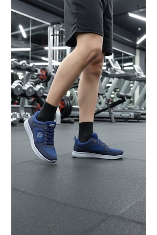 Stil Shoes Erkek Günlük Spor Yürüyüş Koşu Ayakkabısı Hafif Rahat Esnek Ortopedik Taban Ayakkabı 103 Lacivert