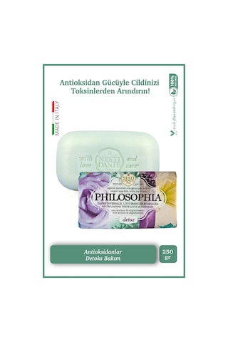 Nesti Dante Sabun Philosophia Antioksidant Vegan Bakım 250 G Nesti Dante Sabun Philosophia Antioksidant Vegan Bakım 250 G