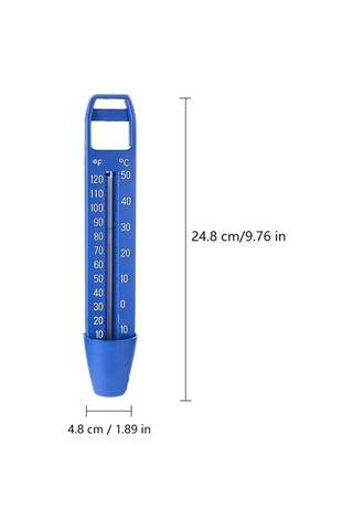 Fortunelane Pp Malzeme Havuz Sıcaklık Ölçerü, 0-50 C, Suda Kullanılabilir, Kordonlu Sıcaklık Ölçüm Aleti