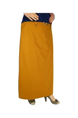 Kadın Kumaş Uzun Etek Erm110