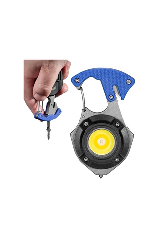 Powermaster W5147 Şarjlı Ledli Anahtarlık Işıldak El Feneri Lamba Aydınlatma Beyaz