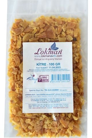 Lokman Doğal Yaprak Kitre Zamkı 100 G