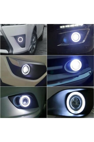 OtoÇizgi Angel Sis Farı 89mm Beyaz Universal Mercekli Sis OtoÇizgi