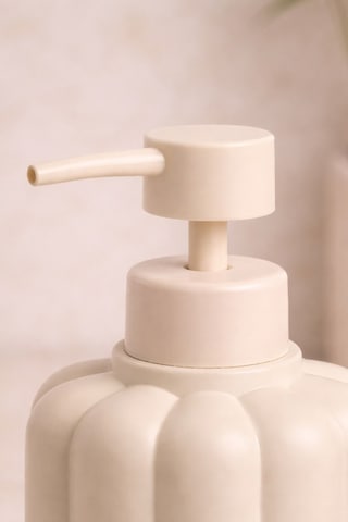 Tezgah Üstü Dekoratif Mutfak Ve Banyo Sıvı Sabunluk 250 Ml Krem