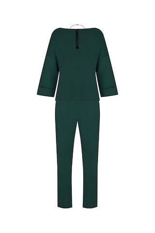 Kadın Duble Manşetli Ikili Takım Frn6102 Yeşil1 Yeşil