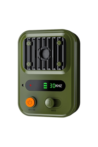 Geeksen Yeşil Pu87 Ultrasonik Köpek Kovucu, Otomatik Havlama Durdurucu, 50 Ft Etki Mesafesi, Ip54 Su Geçirmez, 3 Modlu Taşınabilir Dış Mekan Uygulaması